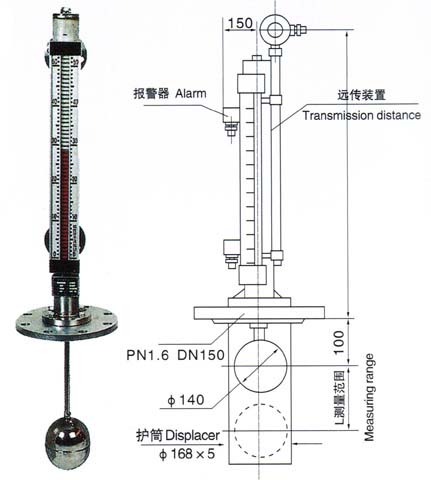 	UHZ插入式磁翻板液位計(jì)	